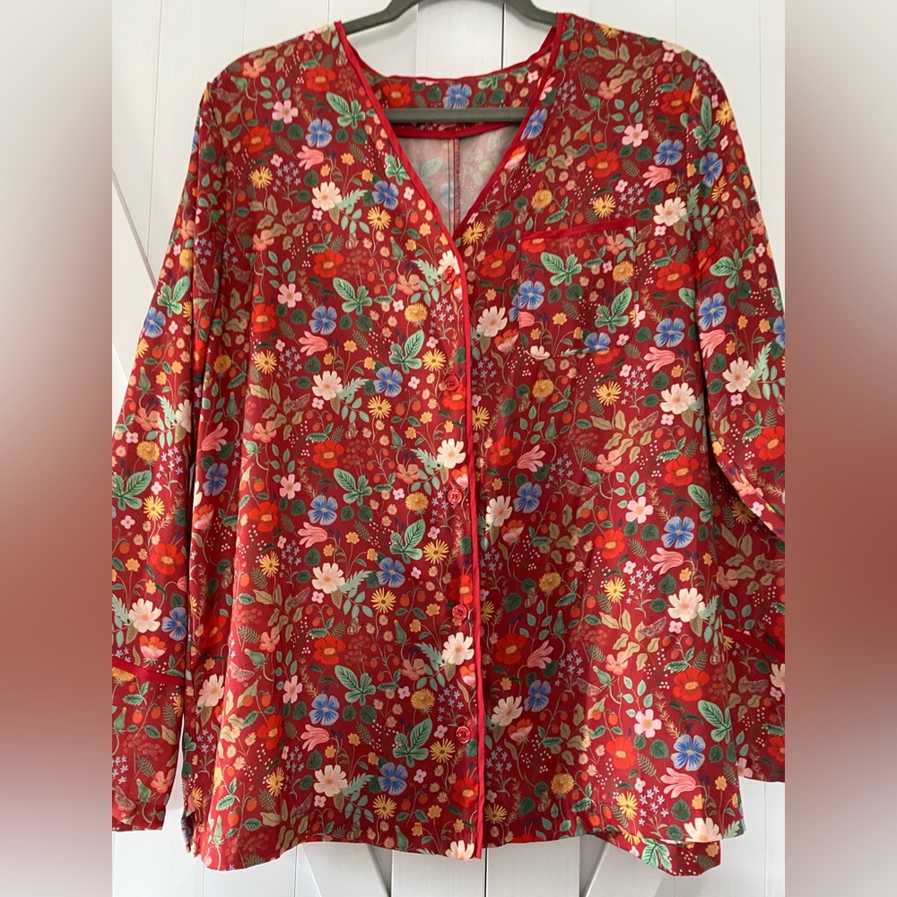 Satin pajamas Rifle Paper Co and Sumarsalt